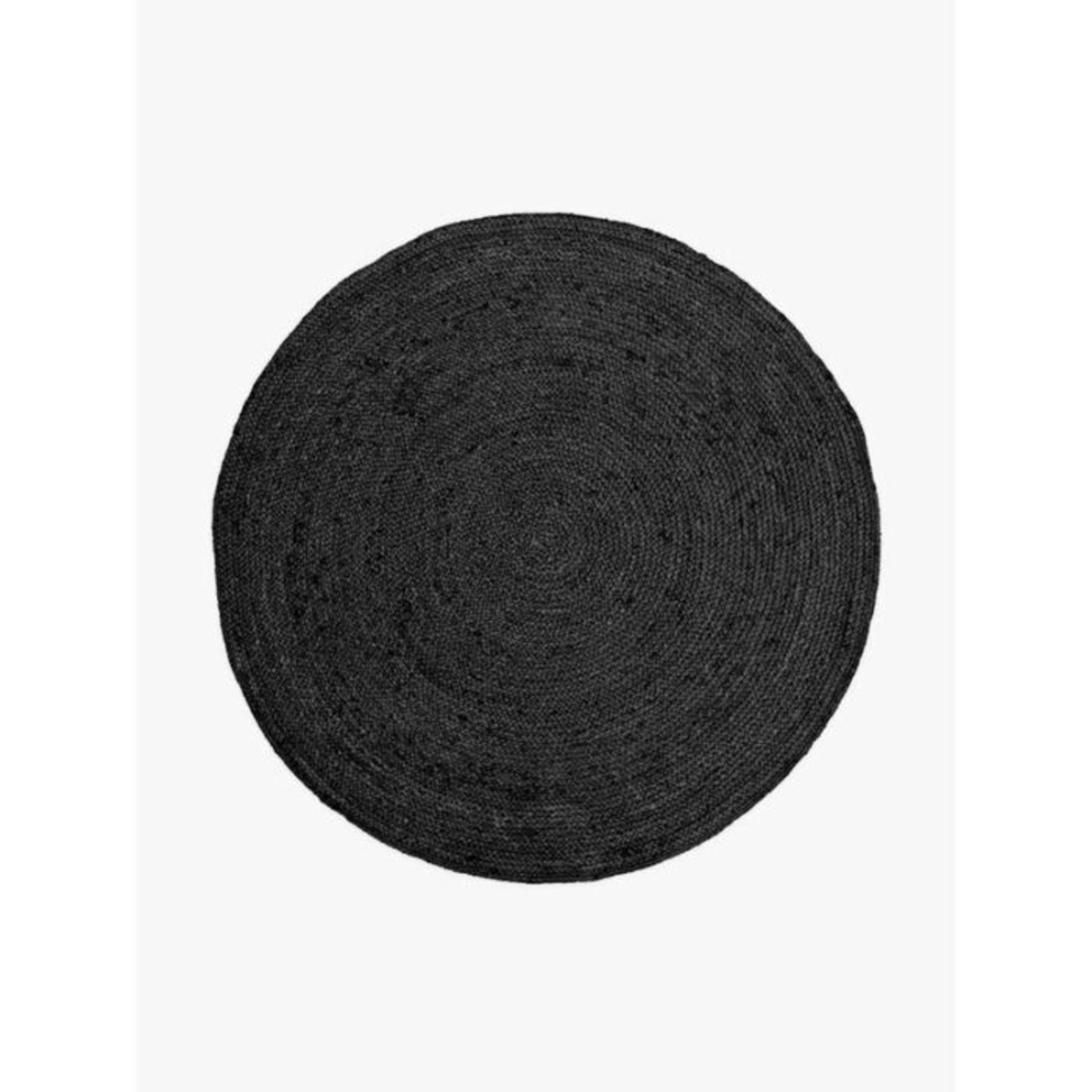 Bay Isle Home,Garofalo Handwoven Black Rug RRP -£30.99(HL8 - 2/12 -LWPA1119)(ROUND 90CM X 90CM)