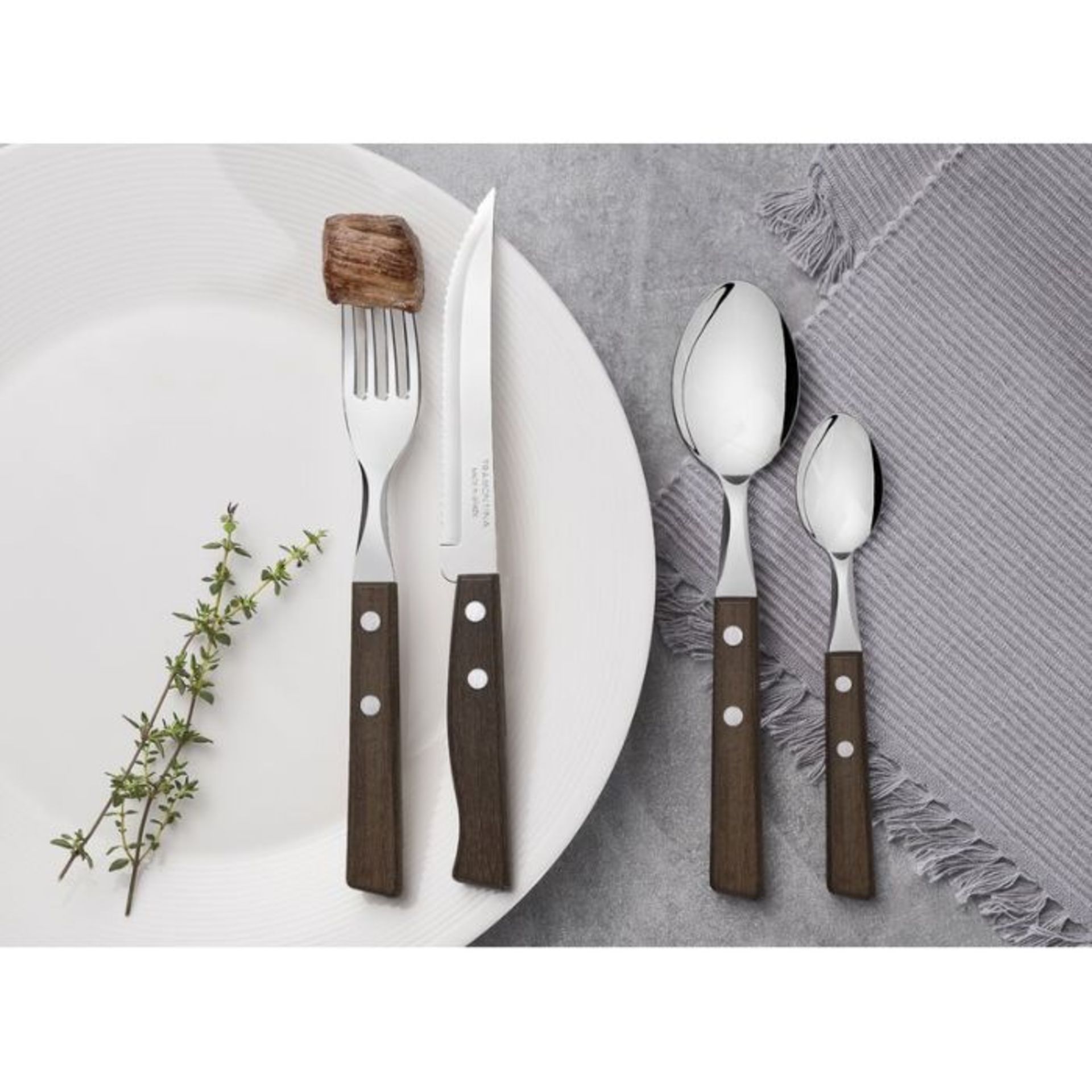 Tramontina, 24 Piece Cutlery Set Service for 6 - RRP £21.49 (TMON1305 - 27207/36)