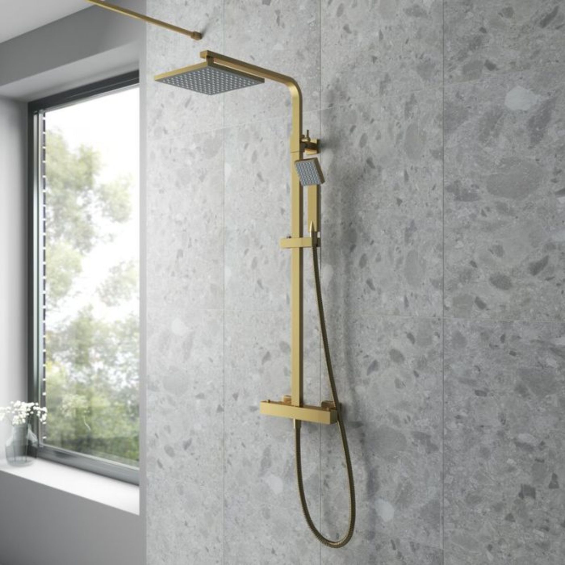 Nuie, Mixer Shower with Dual Shower Head (GOLD) - RRP £229.95 (NUIE3909 - 27207/6)