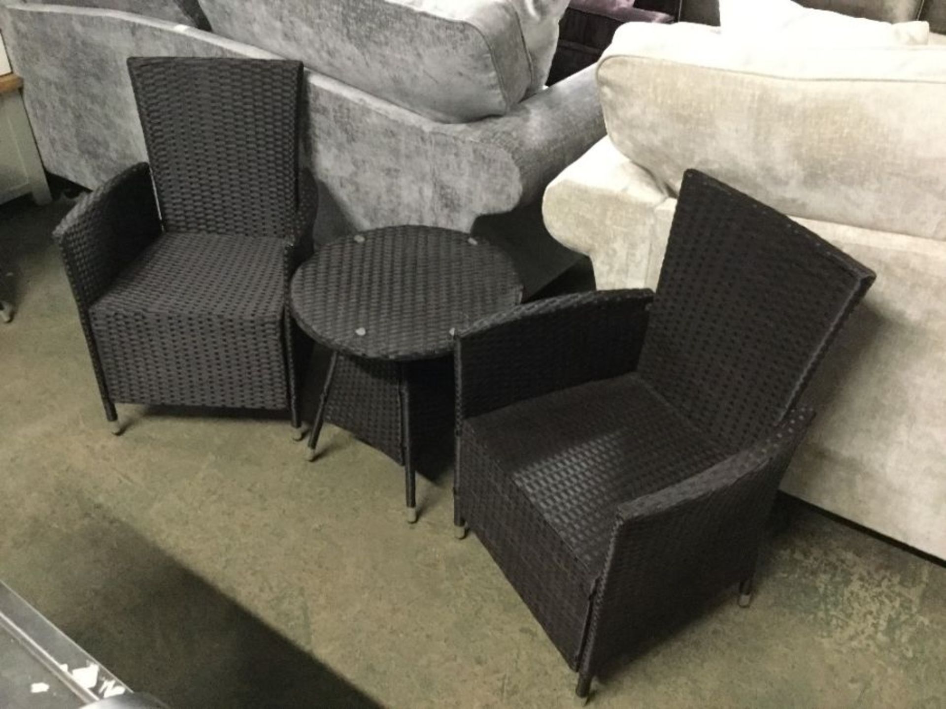 2 SEATER BISTRO SET (MISSING GLASS FAULTY)(26445)