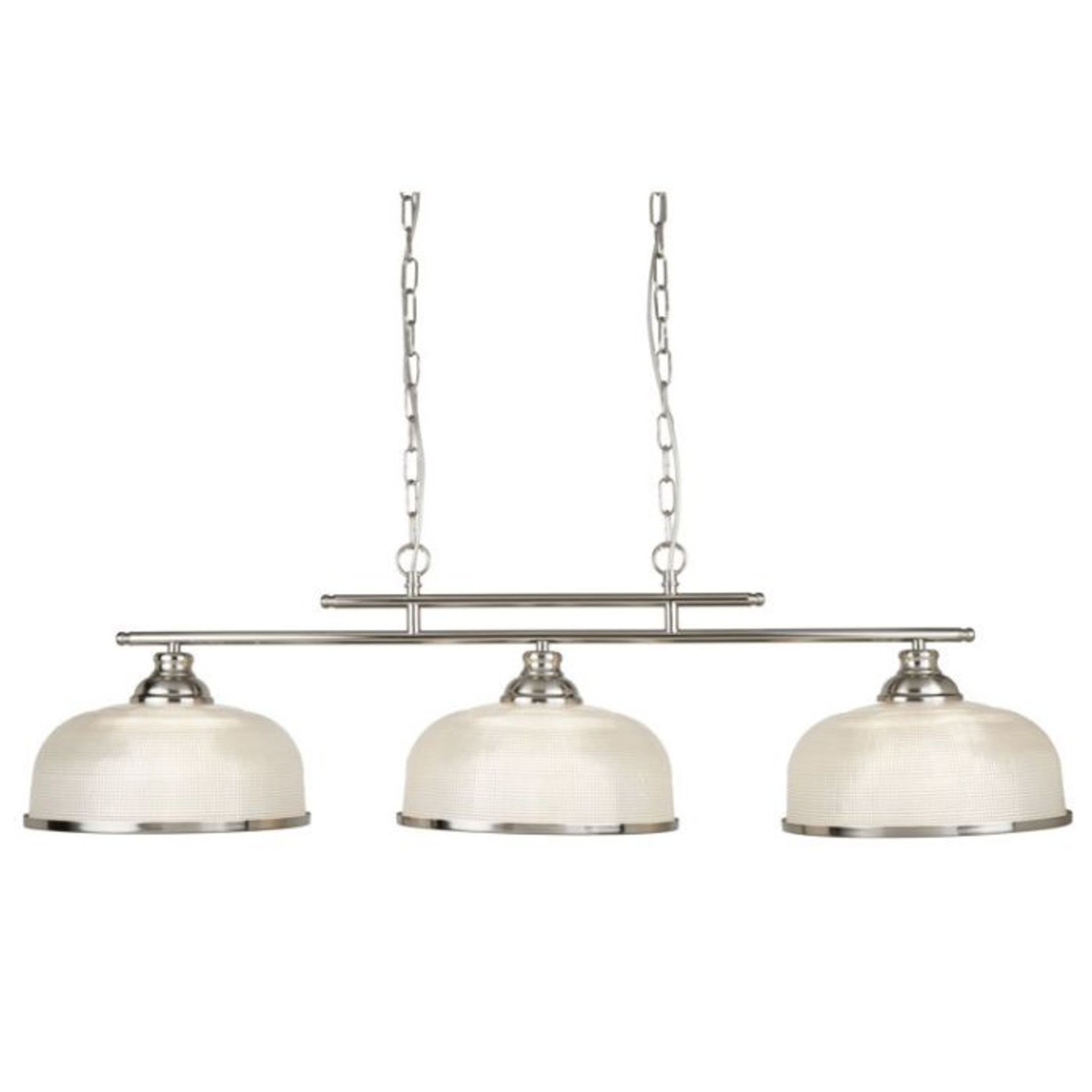 Three Posts, Asner 3 - Light Kitchen Island Pendant (SATIN SILVER) - RRP £185.99 (SRL5539 - 26949/