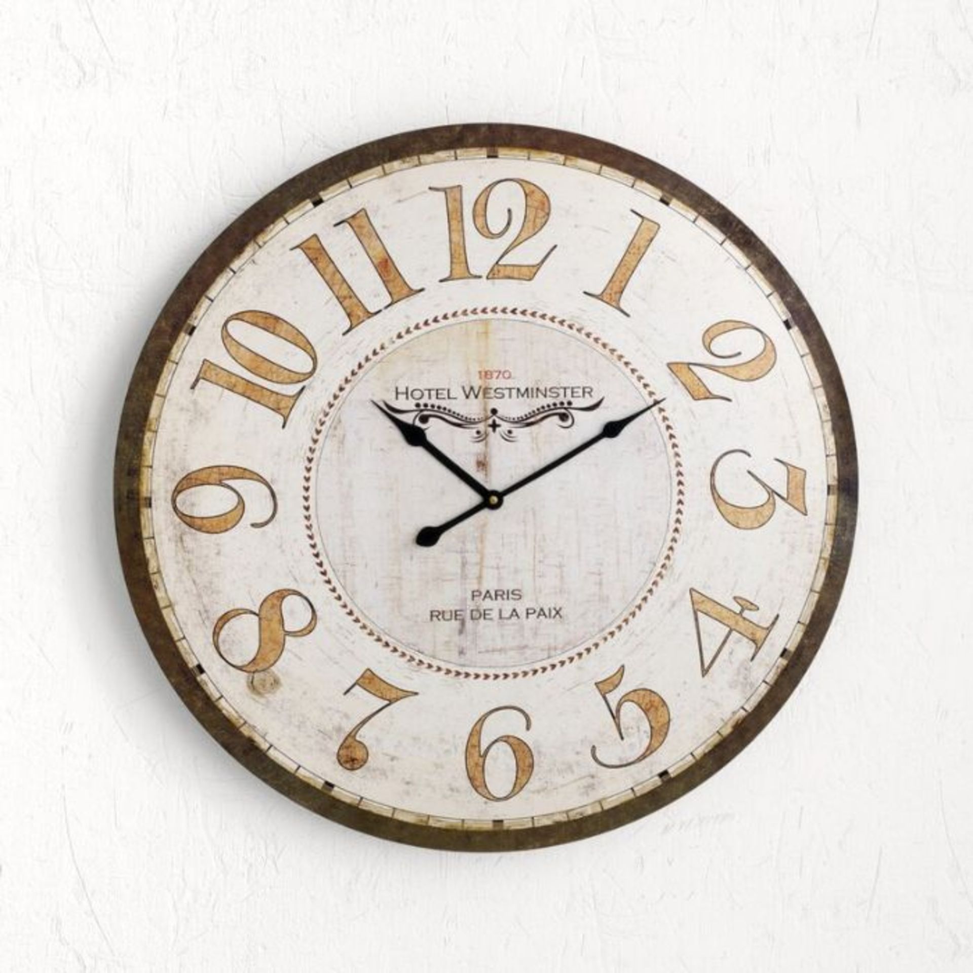 Williston Forge,Rowan Oversized 61.5cm Wall Clock (U000769786)(60CM) RRP -£43.99 (27034/8 -