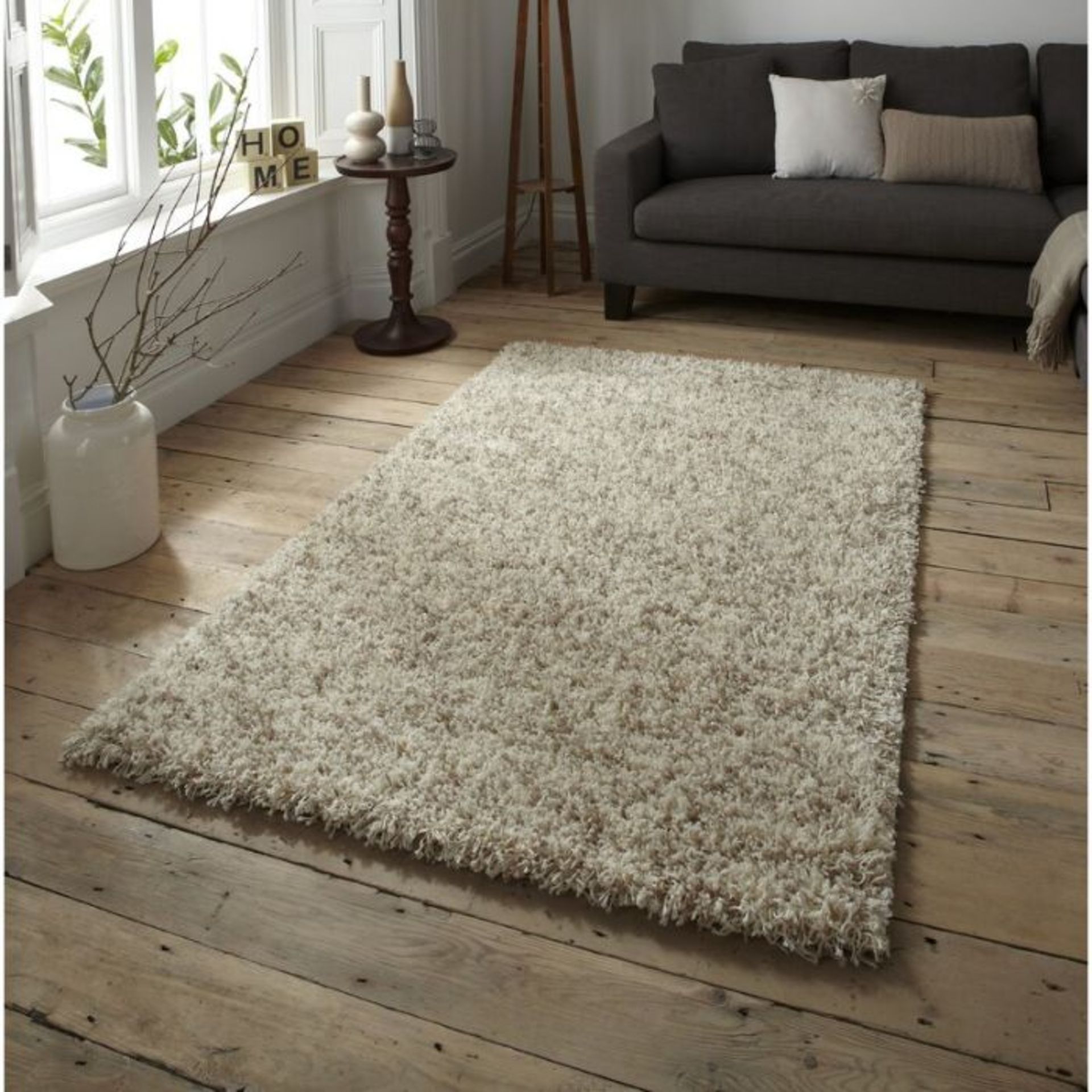 Zipcode Design,Eden Cream/Beige Rug RRP -£57.99 (27333/6 -BLEY4489)