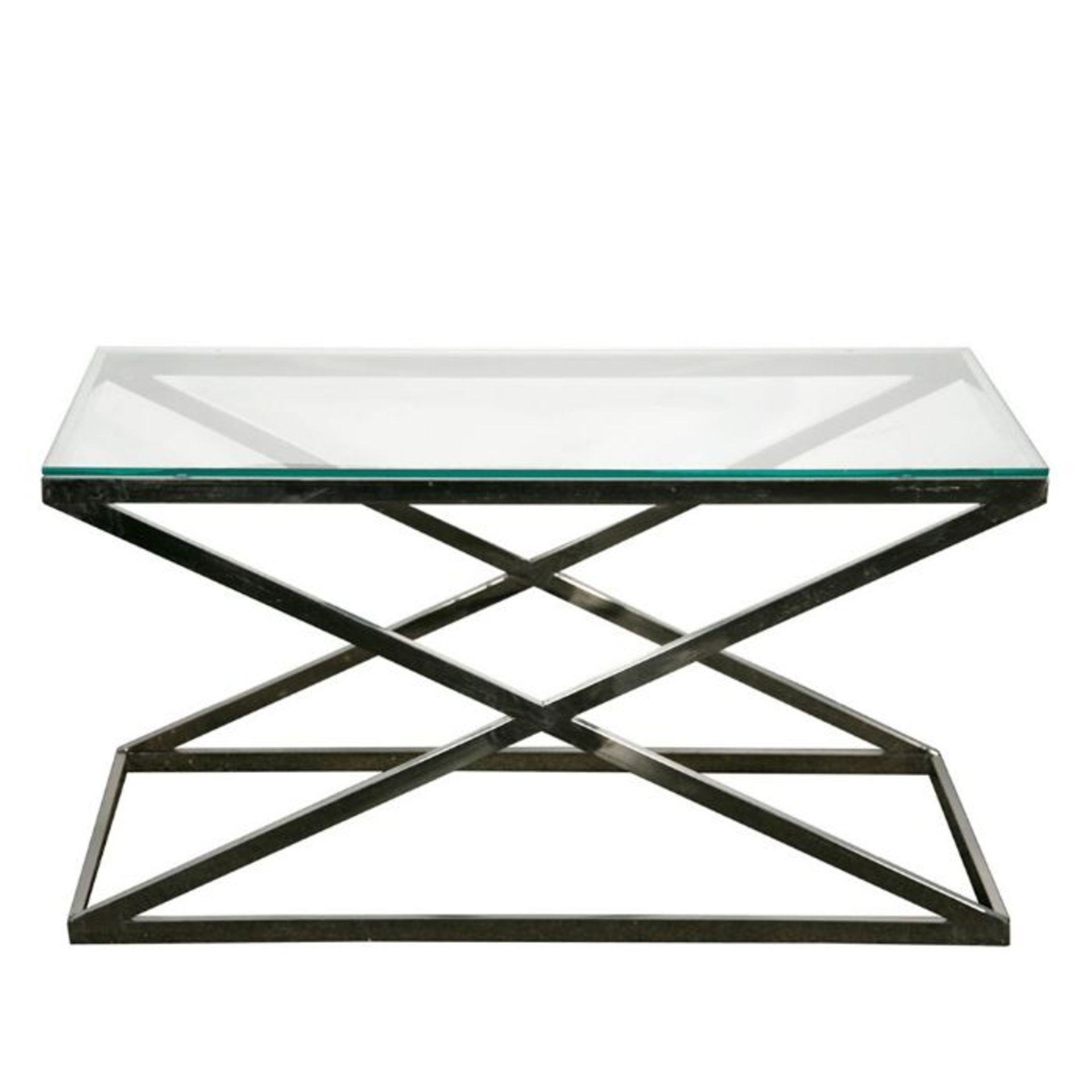 GLASS COFEE TABLE (BOXED, NOT CHECKED) (PALLET 8)
