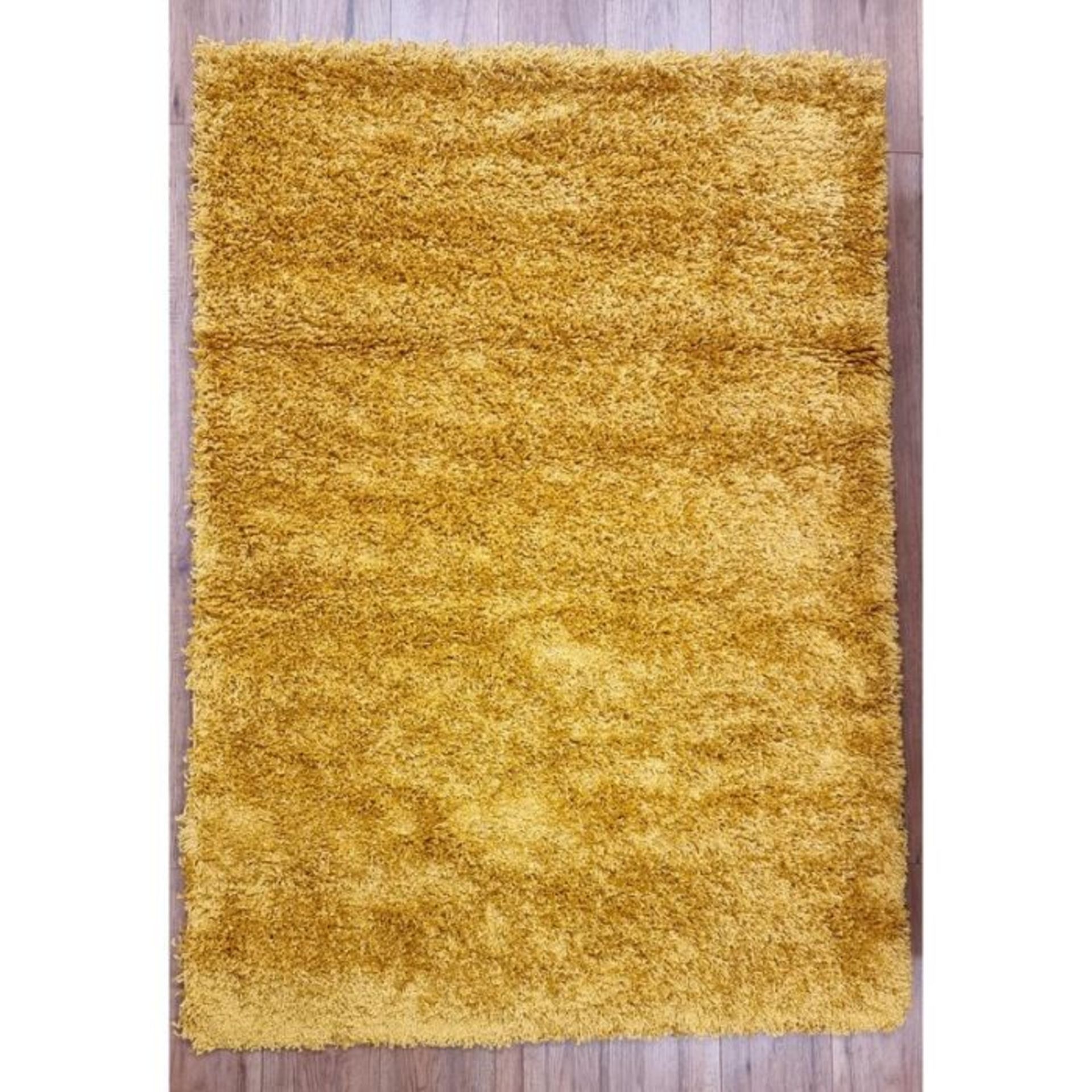 17 Stories, Annielou California Shaggy Gold Rug (U002204694) RRP-£131.99 (26994/38-VCBH1102)