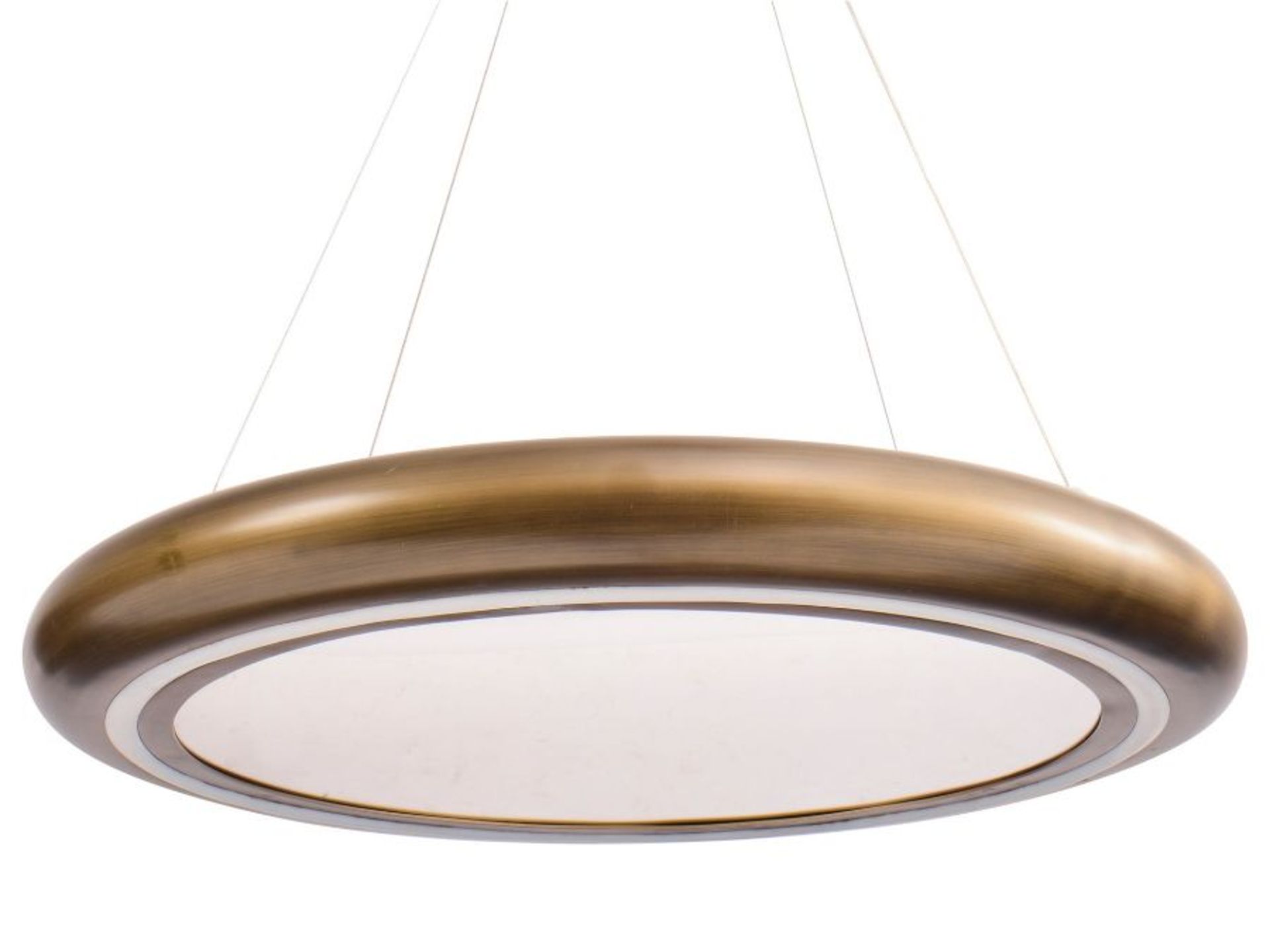 Large Gold Ring Statement Chandelier LED 85W RRP -£1449.875(421 -201 -703158)