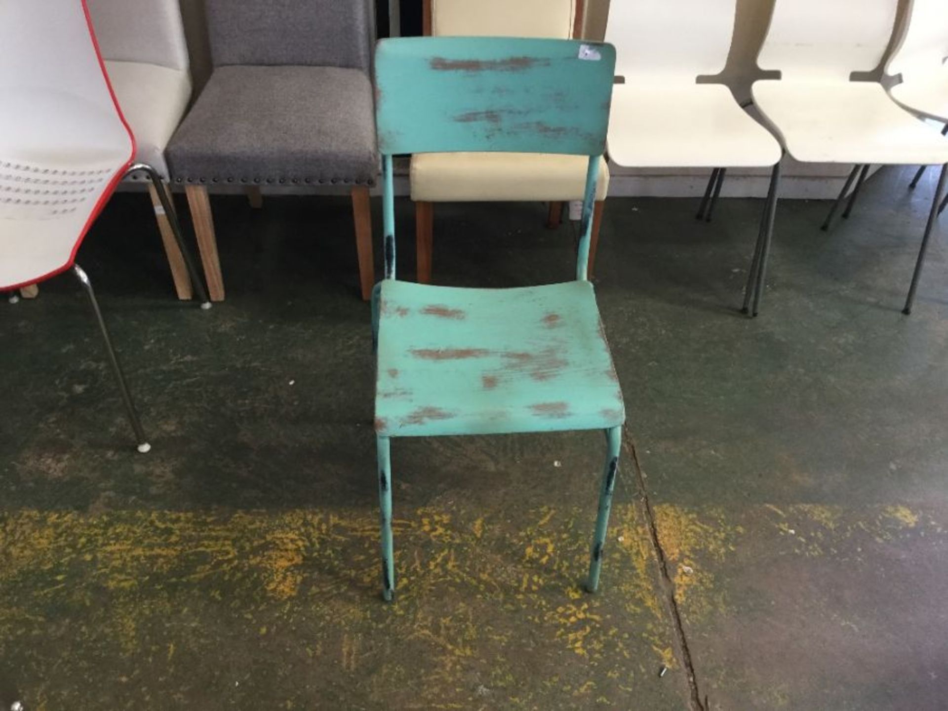 VINTAGE STEEL CHAIR (9)