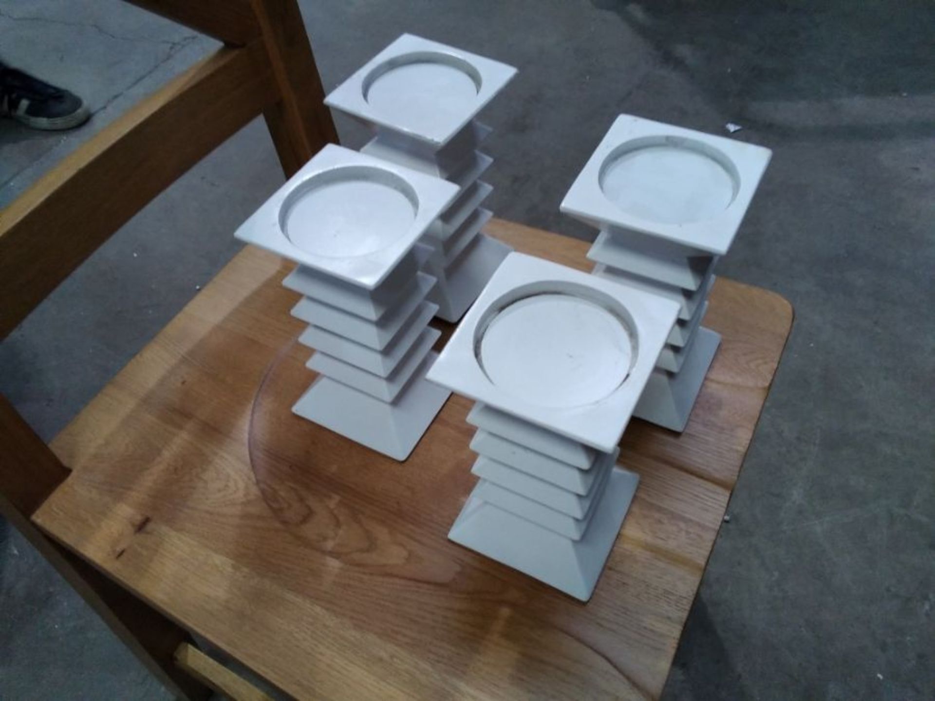SET OF 4 CANDLE STANDS