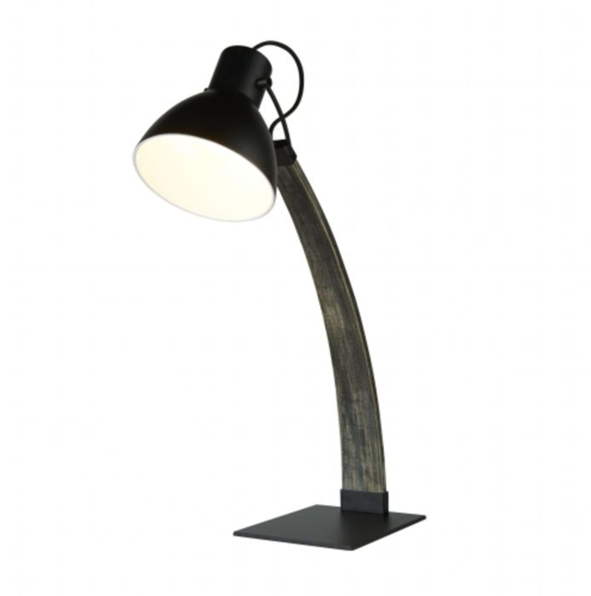 NANNA TABLE LAMP (ASH WOOD AND MATT BLACK) (60W) (