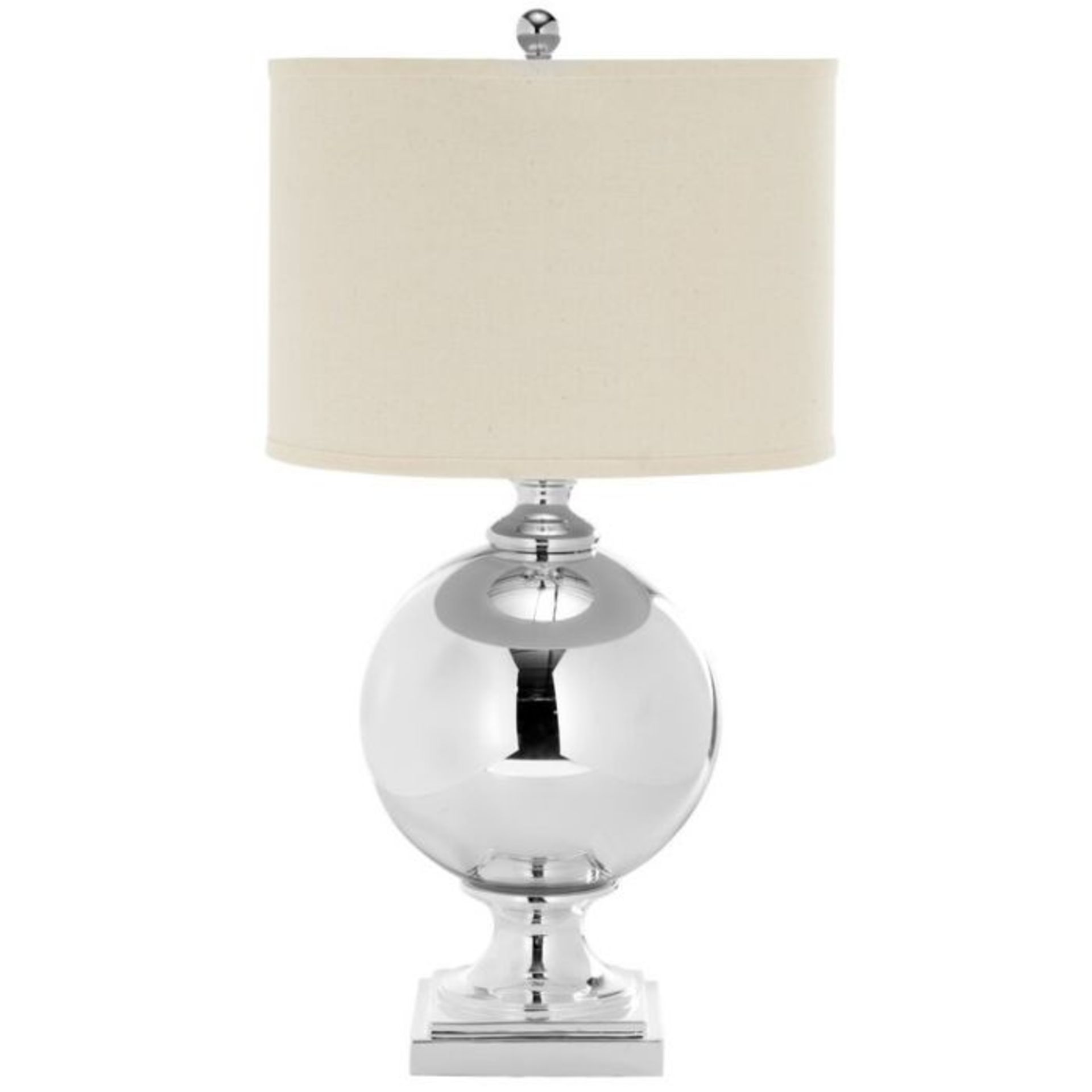 Canora Grey, Schulz 74cm Table Lamp (METALLIC BASE & CREAM SHADE) - RRP £105.99 (SFVH4236 - 26161/