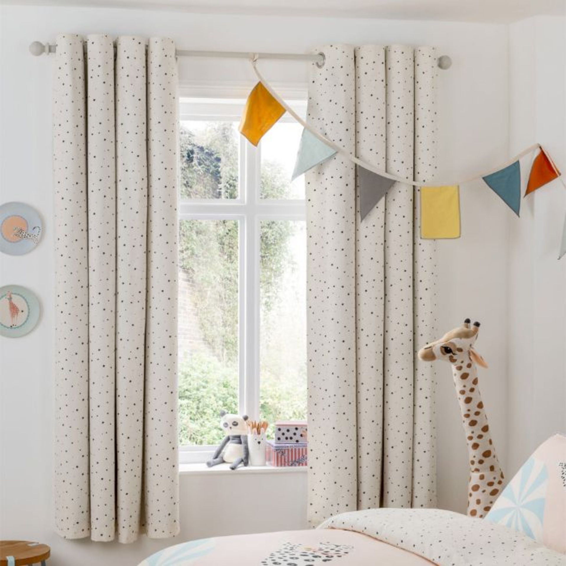 Yvonne Ellen, Yvonne Ellen Mini Stars Curtains - RRP £38.99 (YONN1024 - 26639/38)