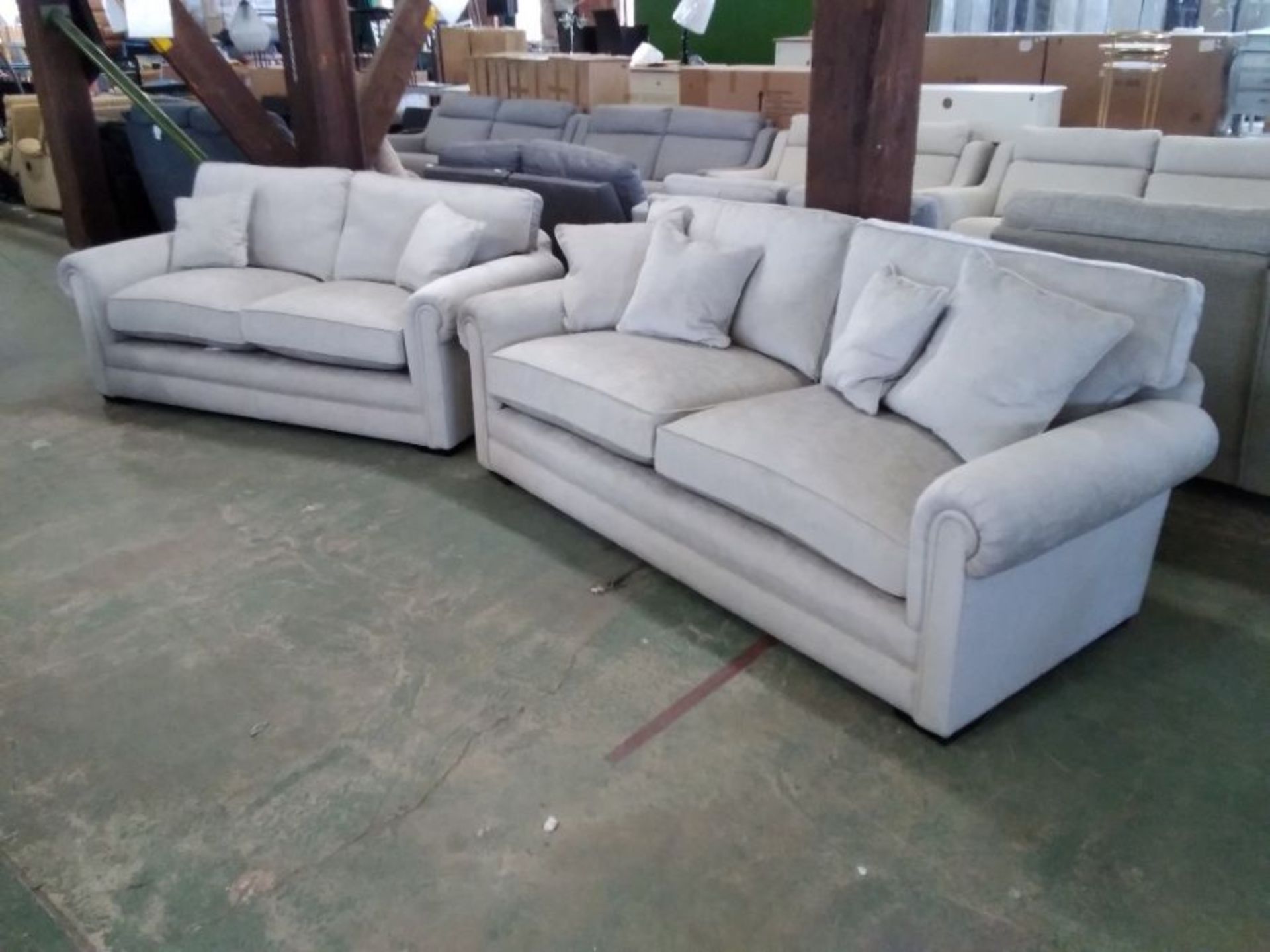SILVER FABRIC 3 SEATER & 2 SEATER (TROO2700 - WO12