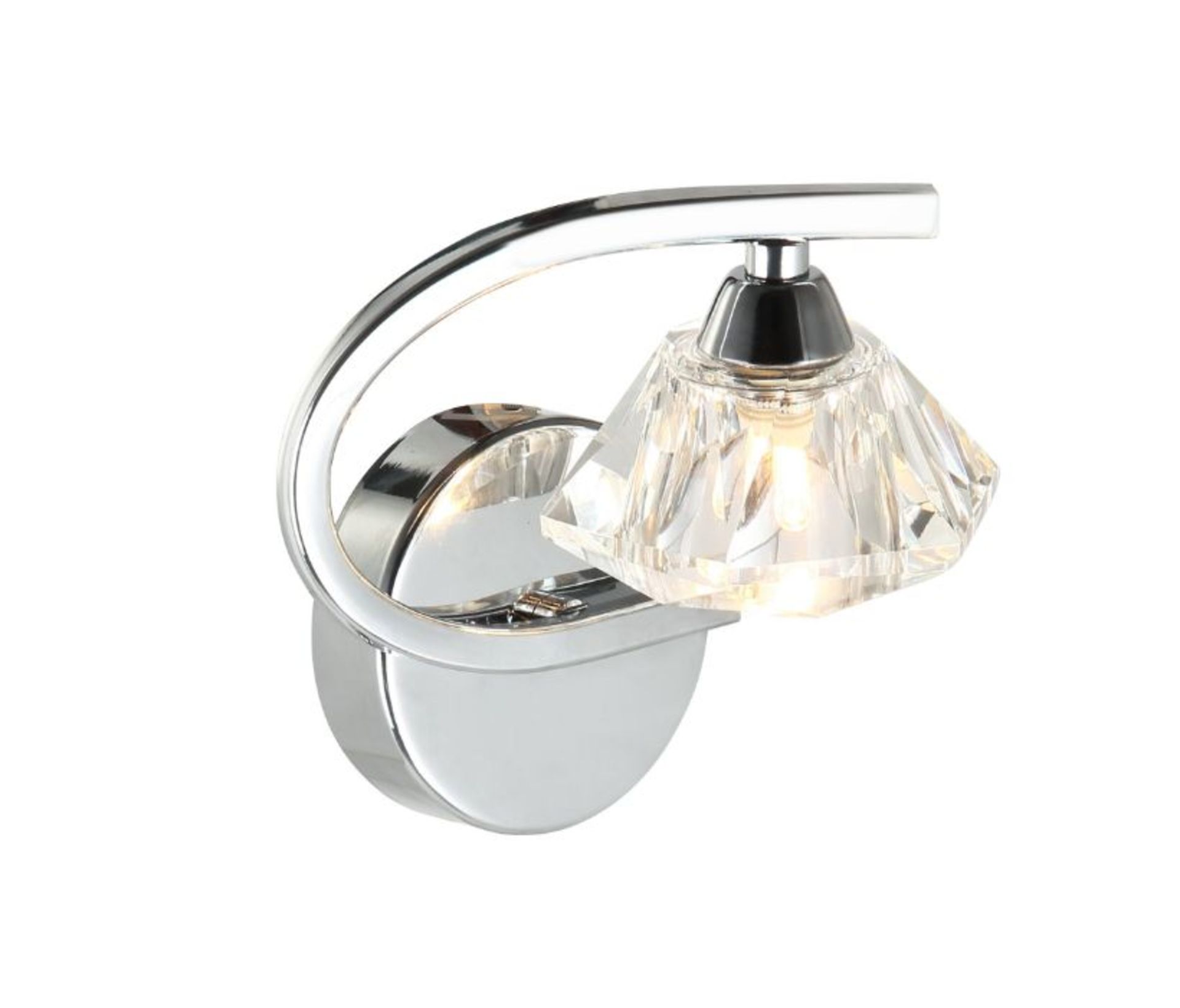 Arianna 1 - Light Sconce Fixture (POLISHED CHROME) (24606/31) (BDHM1239)