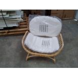 Bay Isle Home,Frytown Garden 1 Rattan Chair with Cushions (U004105426) RRP -£329.99 (27532/8 -