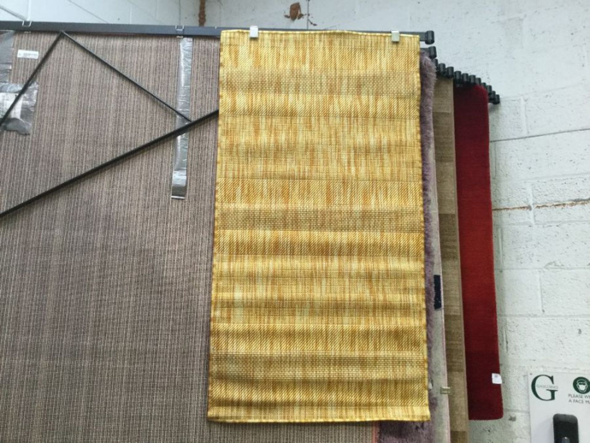 Ebern Designs, Flatweave Yellow Rug (U002076297) RRP-£35.99 (26994/8-KUKO4478)(80CM X 150CM)