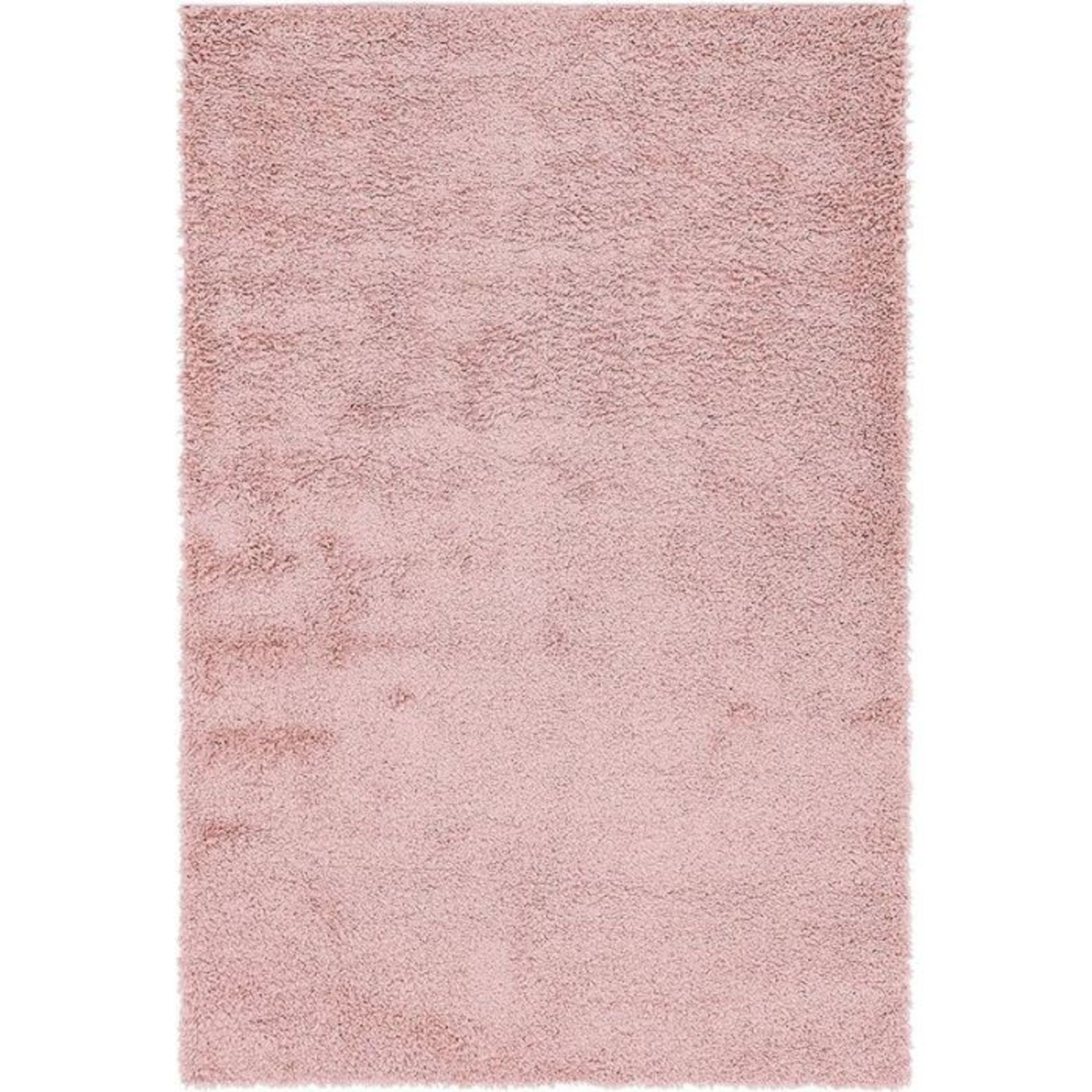 17 Stories ,Annie-Marie California Shaggy Rose Pink Rug (U002204922) RRP -£127.99 (26523/2 -