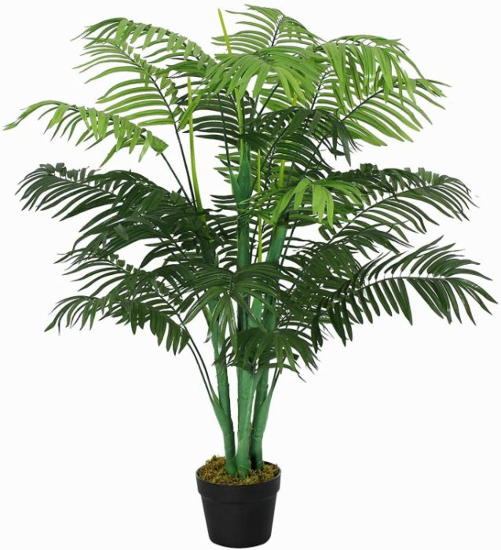 The Seasonal Aisle, 120cm Artificial Palm Tree in Pot - RRP £65.99 (LEAX143427728/16)