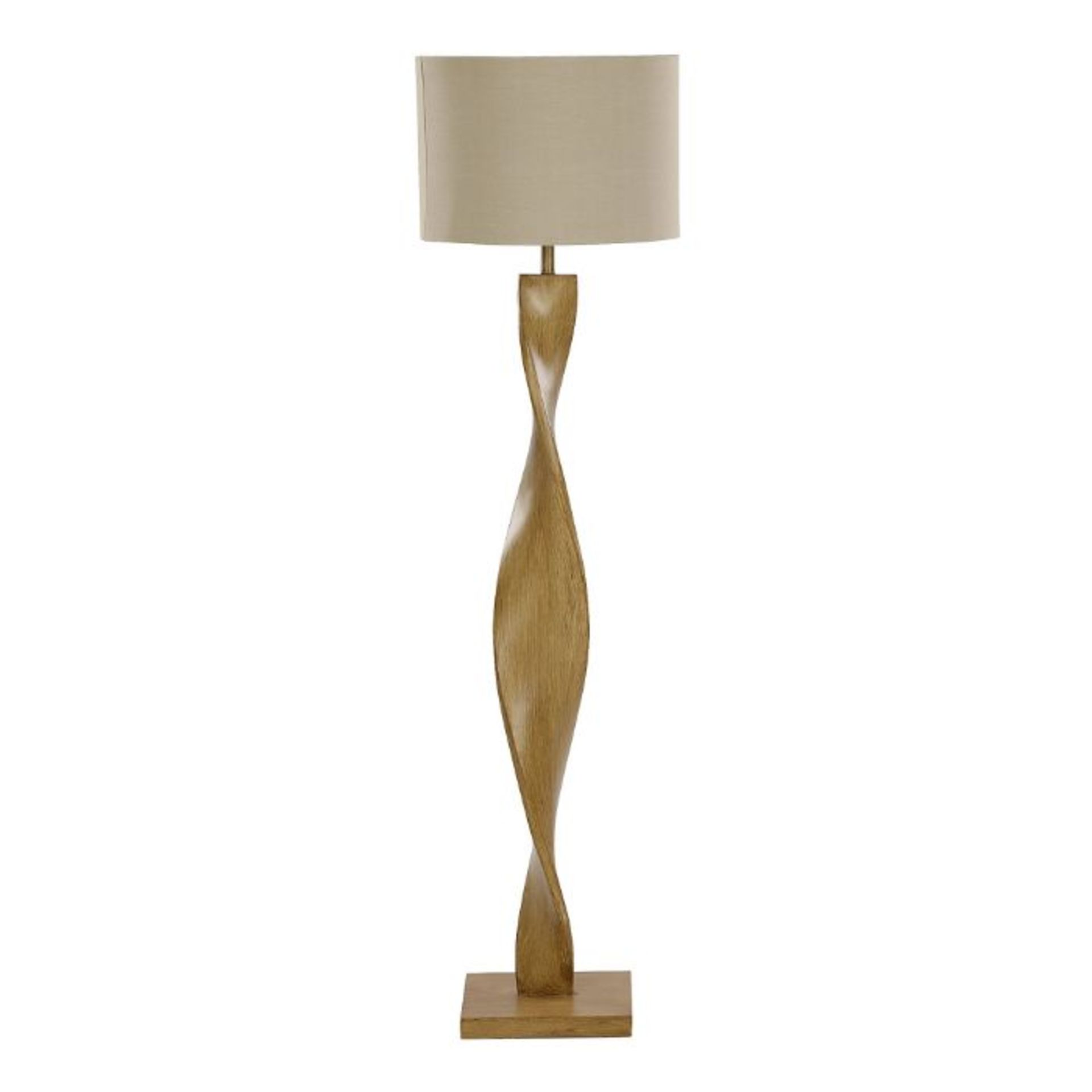 Fernleaf, Anais 160cm Standard Floor Lamp (OAK) (NATURAL SHADE) - RRP £108.99 (HQQ144627728/18)