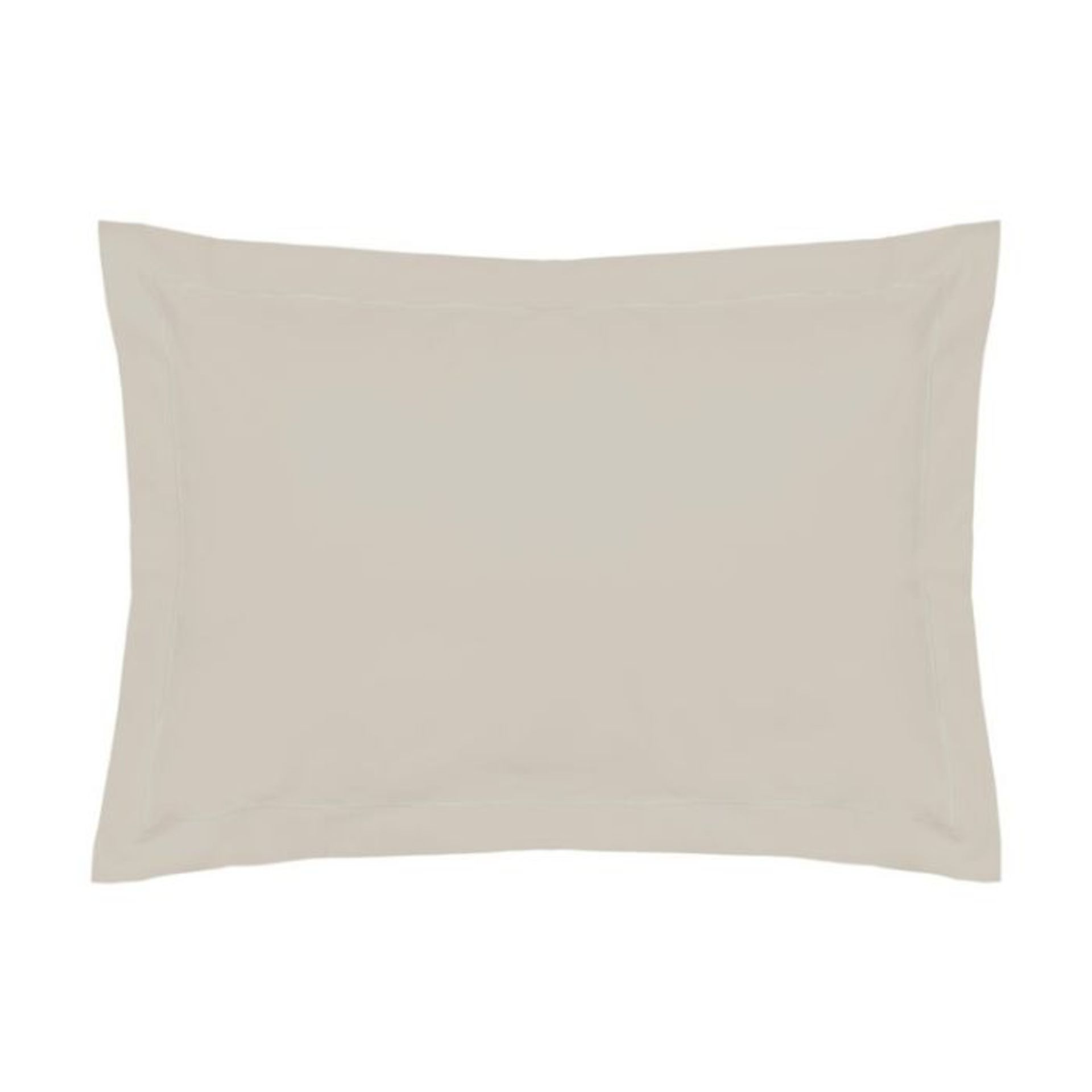 Symple Stuff, 100% Cotton Envelope Oxford Pillowcase (OYSTER CREAM) (50cm x 75cm) - RRP £13.99 (