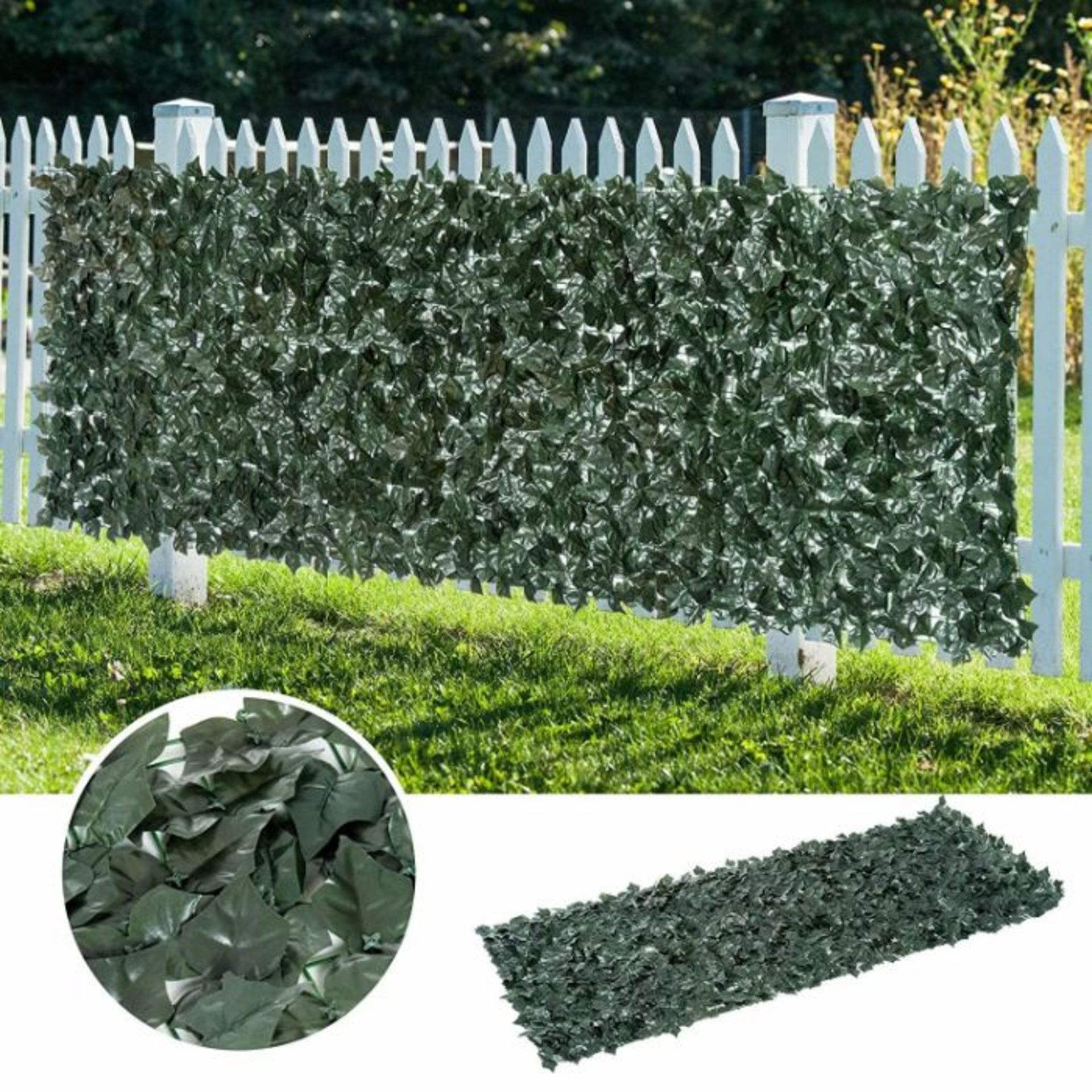 Dakota Fields,2.4m x 1m Privacy Fencing Hedge - RRP -£26.99 (BOXED, RETURN, NOT CHECKED) (27532/7 -F
