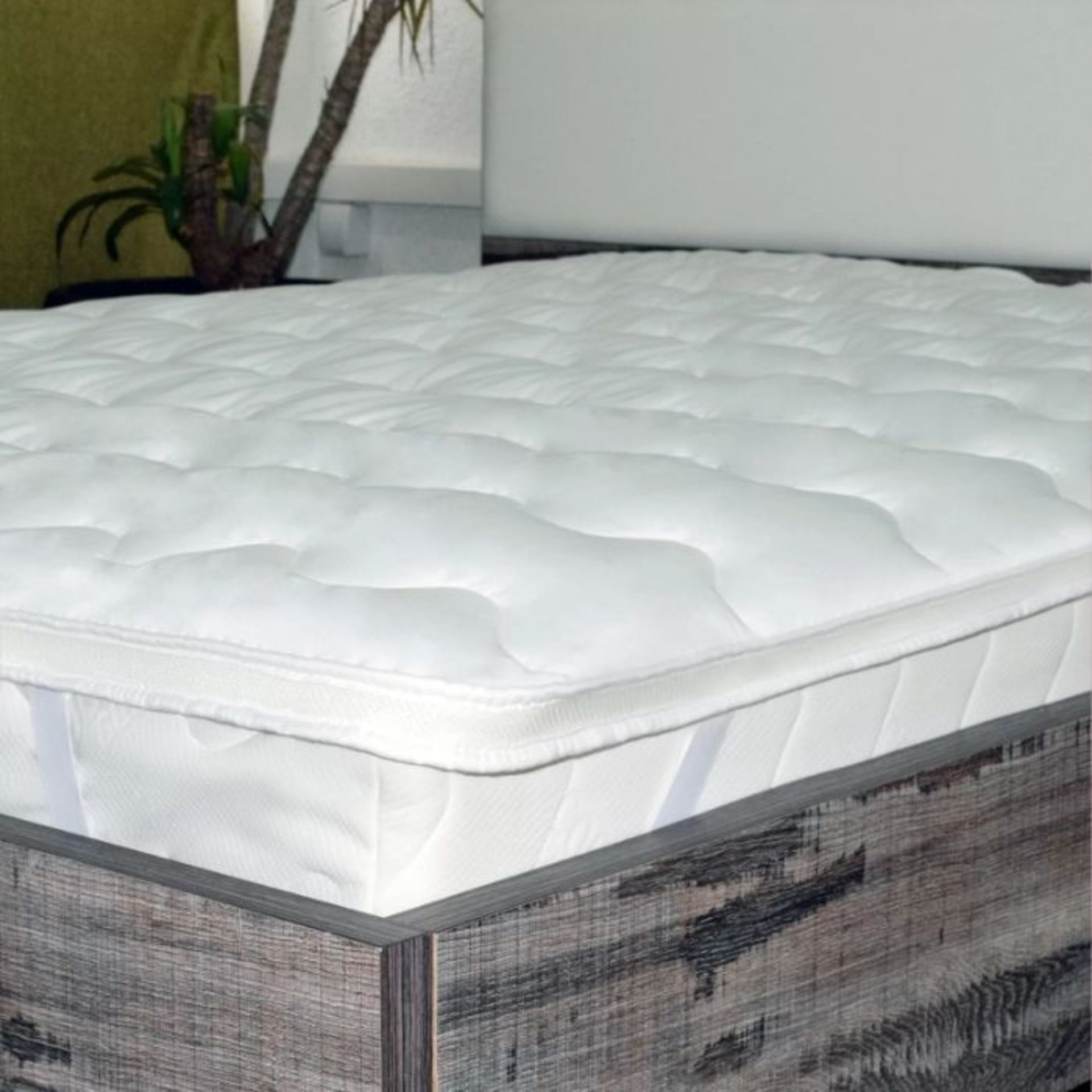 Wayfair BasicsGäó, Dual Layer Air Flow Mattress Topper (SMALL DOUBLE) (190cm L x 120cm W) - RRP £