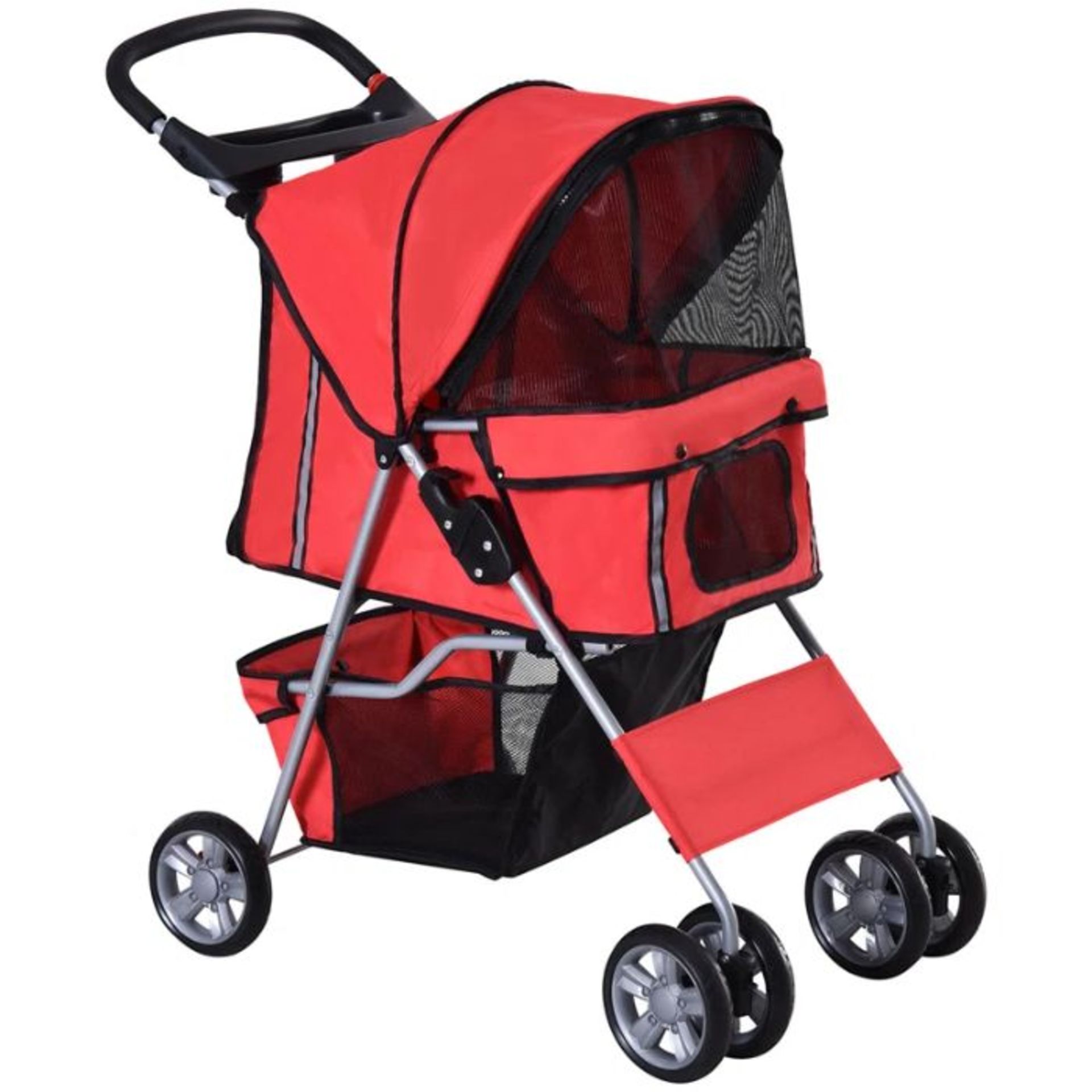 Pawhut, Pet Carrier (RED) (OBXG1073 - 27485/6)