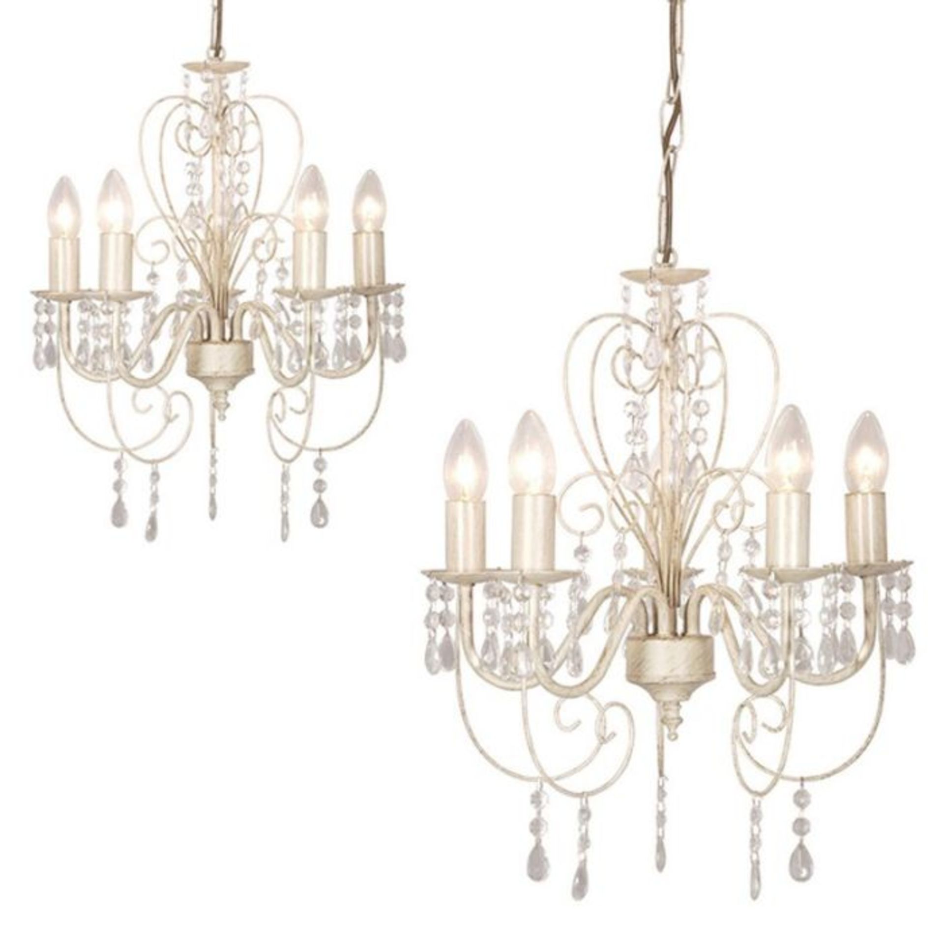 Lily Manor,Halle 5-Light Candle-Style Chandelier (Set of 2) U000039700 RRP -£90.88 (27326/26 -