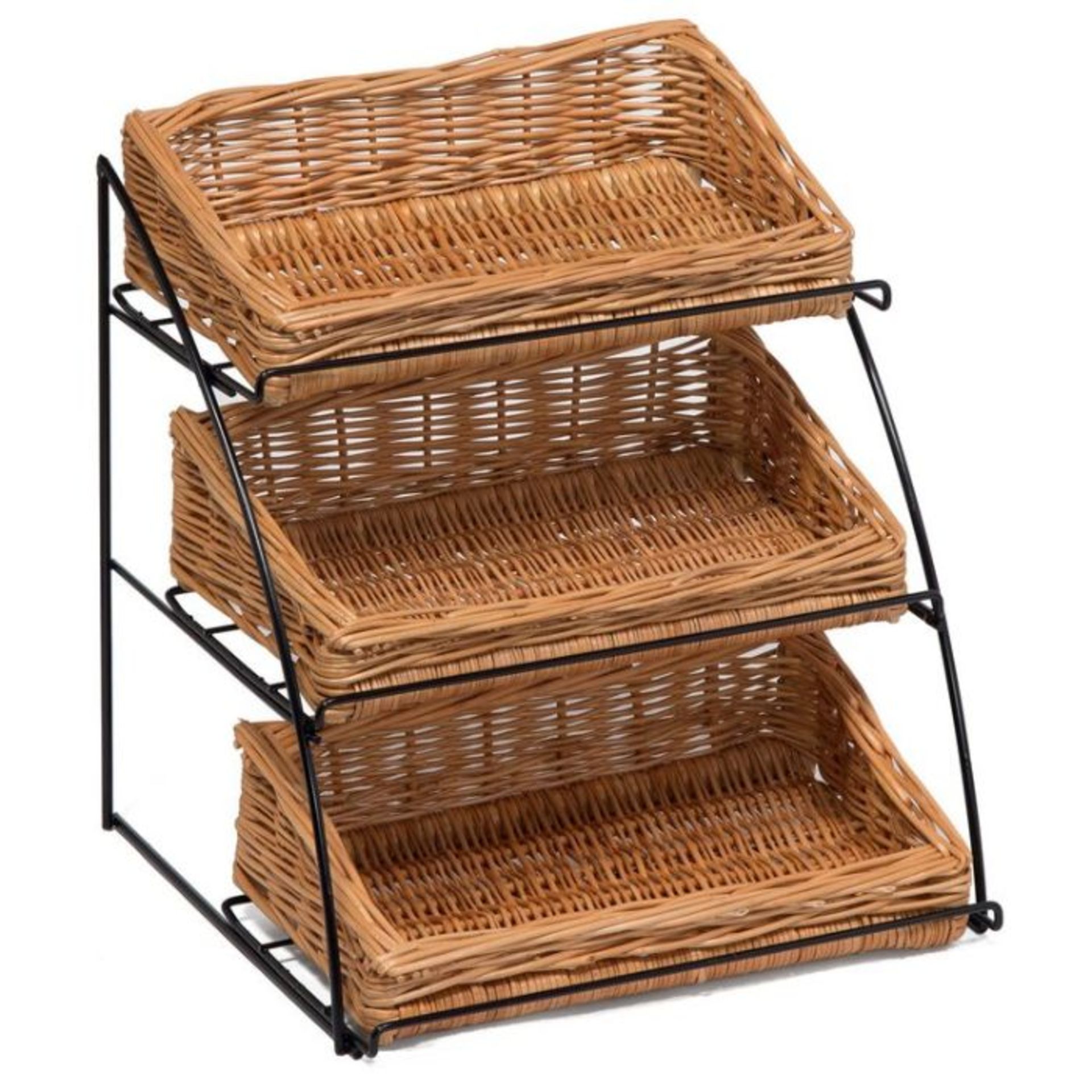 Bay Isle Home, Cylburn Fruit Basket (BROWN WICKER) (43cm H X 36cm X 39cm D) - RRP £89.4 (