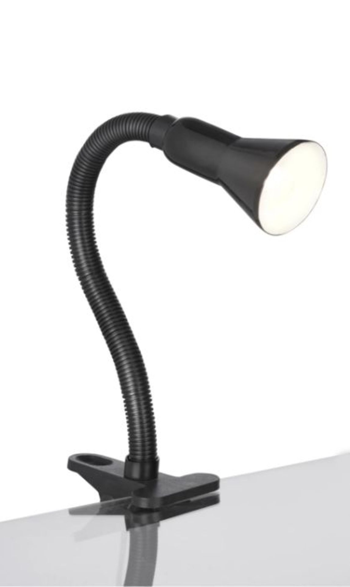 Wayfair BasicsGäó, Suter 30cm Clip On Lamp (BLACK)