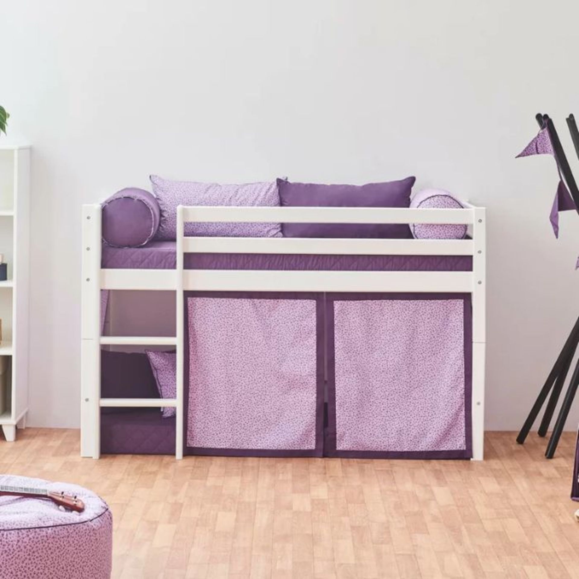 Hoppekids, Beautiful Bloom Bunk Bed Accessory (PURPLE) (90cm x 200cm) (GCSW1084) - Image 2 of 2