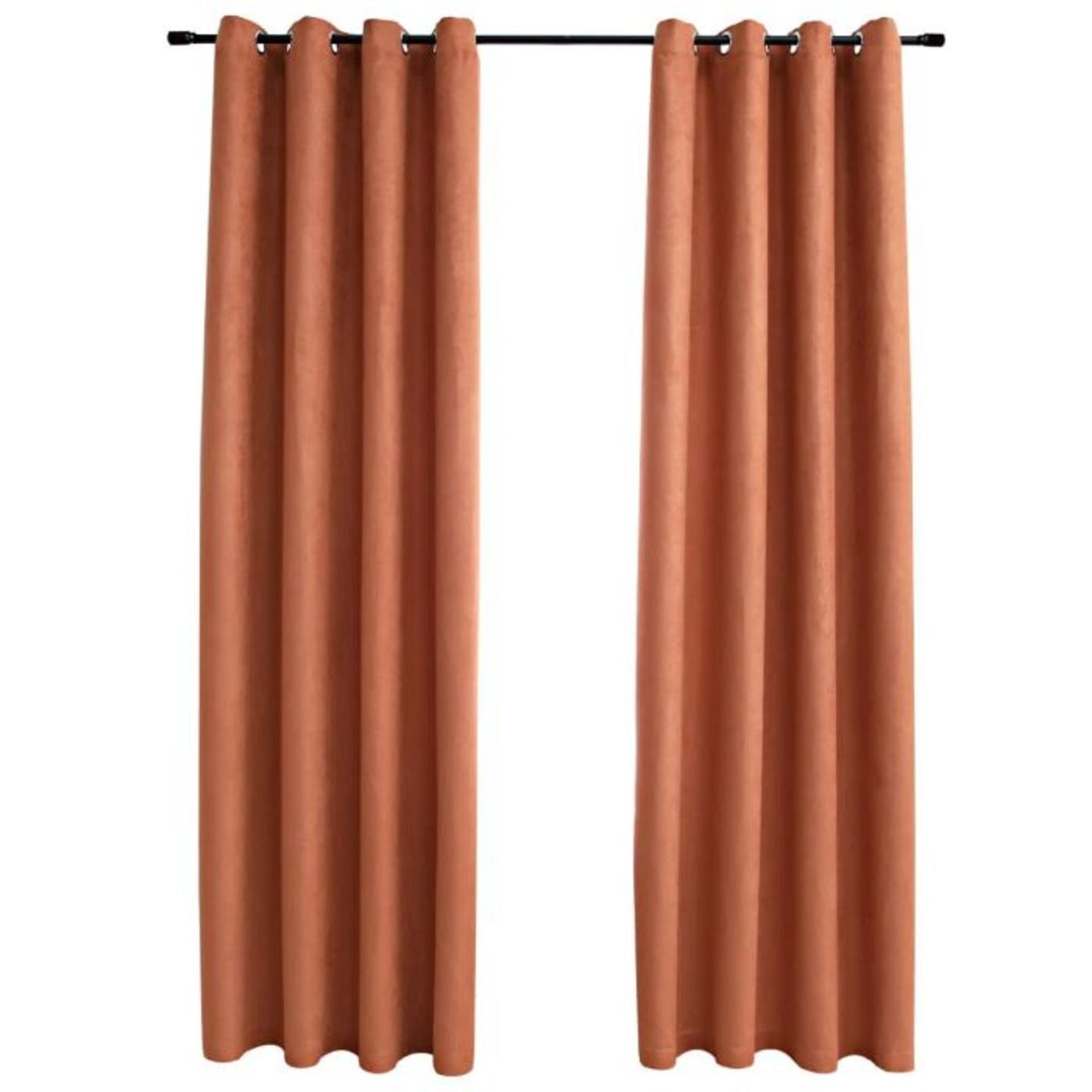 Azurah Blackout Thermal Curtains (RUST) (VDA27111) - Image 2 of 3