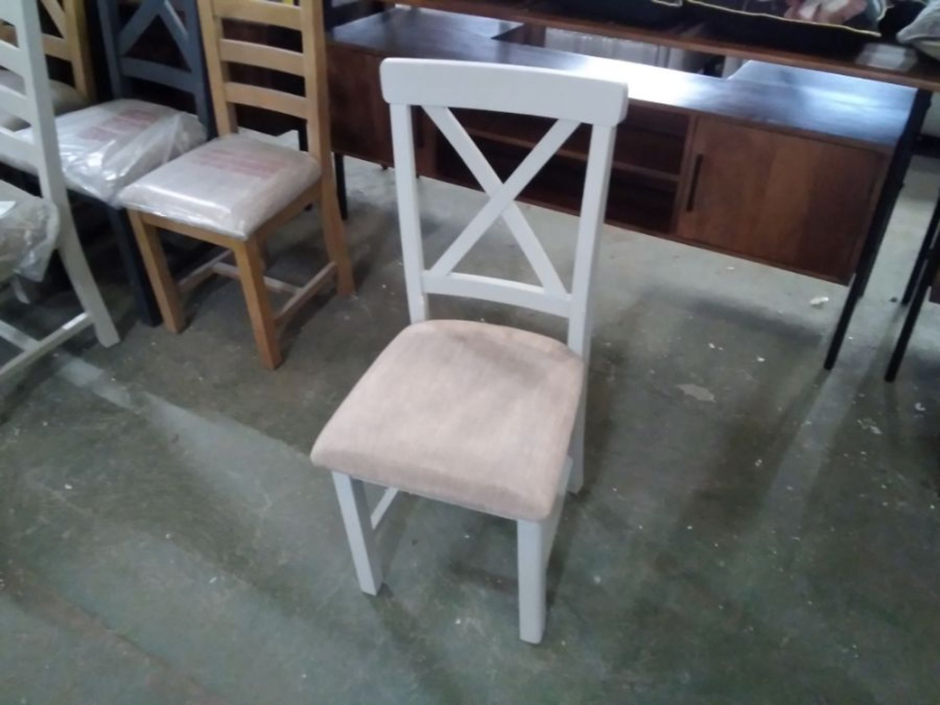 GREY PAINTED CHAIR {MARKED}