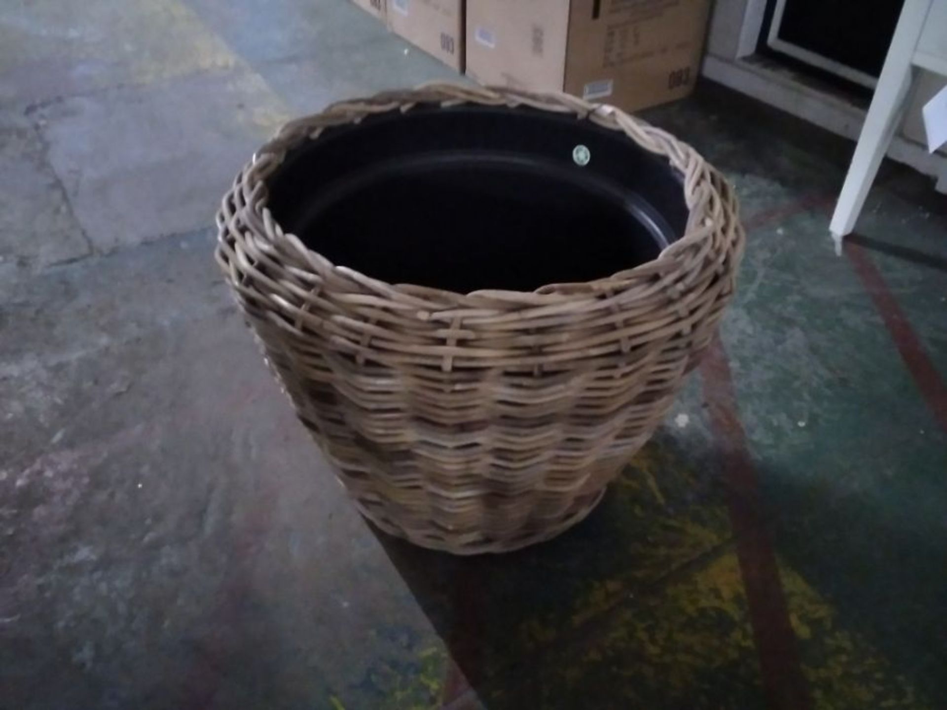 Toba Rattan Large Drypot Planter 65x50cm (B/45 -422 -702618)