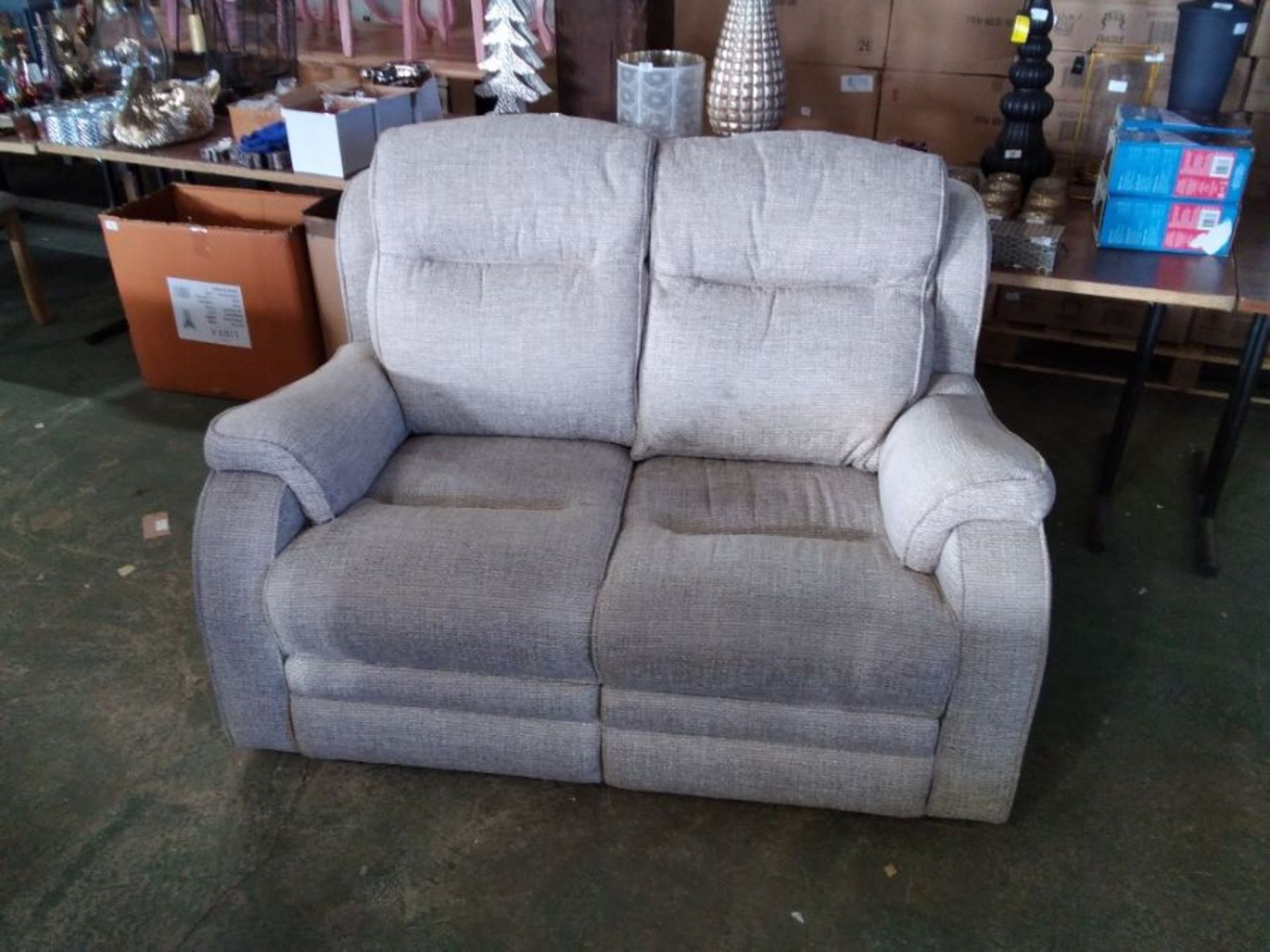 BISCUIT HIGH BACK 2 SEATER SOFA (TROO2819-WO110413