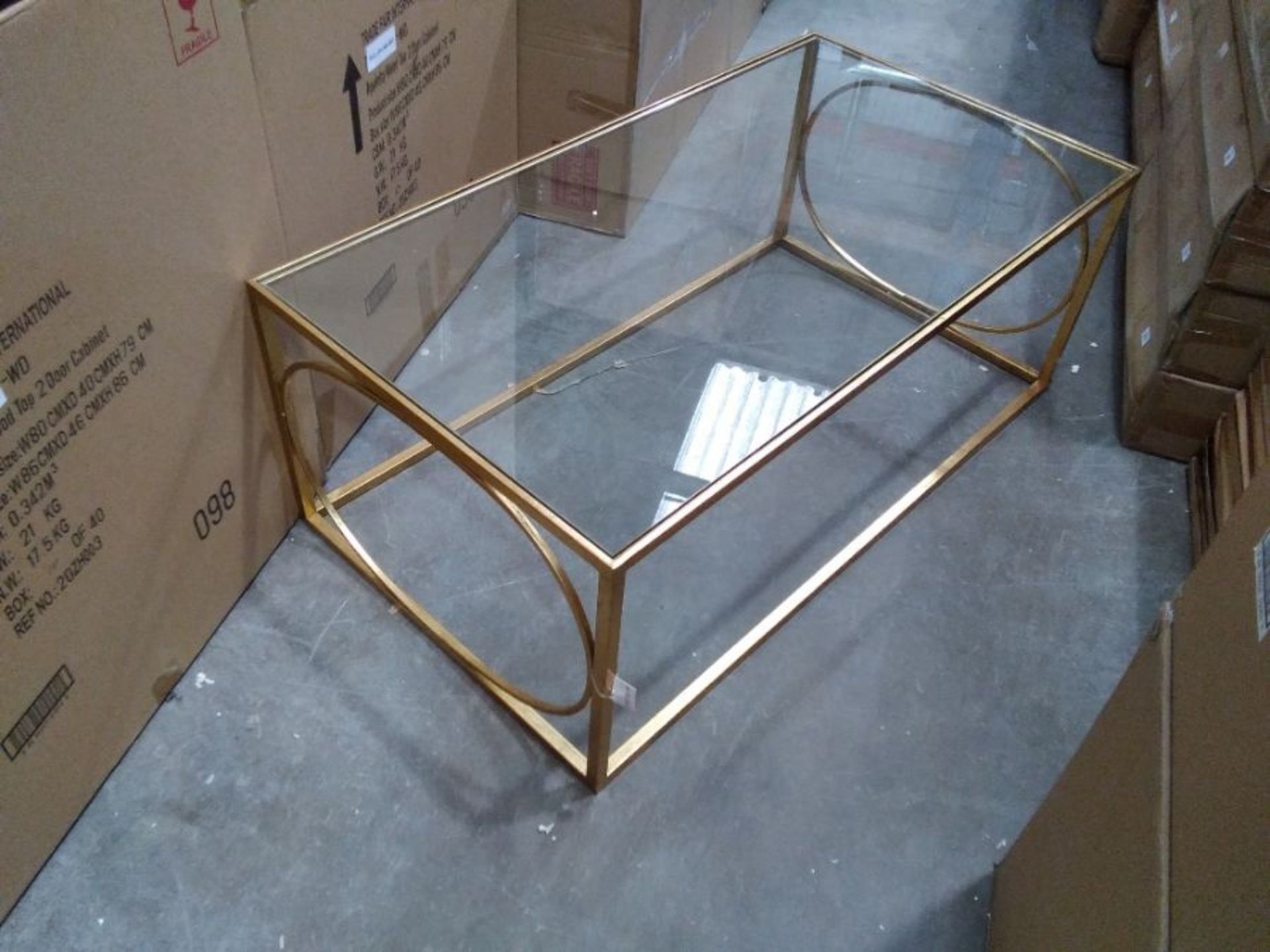 PARISENNRIE GOLD GILT COFFEE TABLE