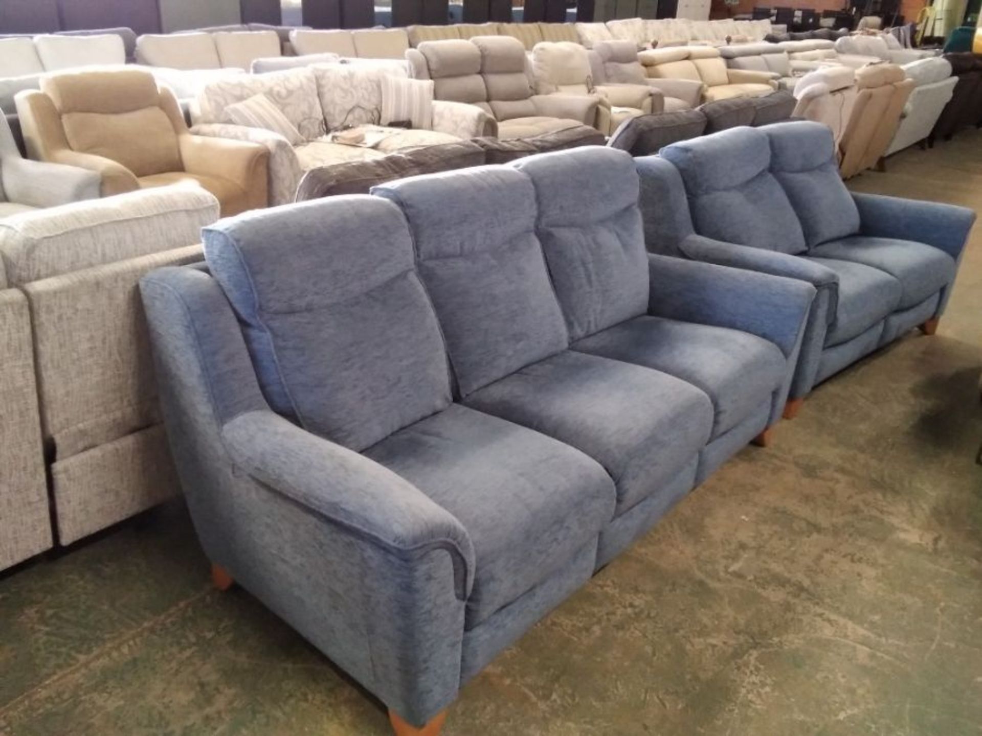 BLUE HIGH BACK 3 SEATER AND 2 SEATER (TROO2819-WO1