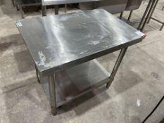 Stainless Steel Preparation Table, 900 x 600mm