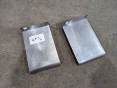 2no. Stainless Steel Shelves As Lotted