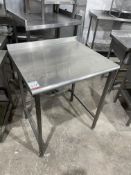 Stainless Steel Preparation Table, with Upstand