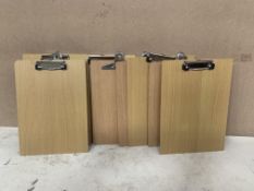 Quantity Of Wooden Menu Clipboards As Lotted