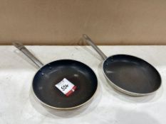 2no. Vogue Frying Pans as Lotted Please Note there is NO VAT on the HAMMER PRICE of this Lot