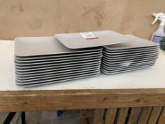 25no. Grey Plates 295mmx200mm
