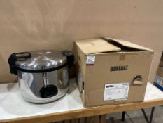 Buffalo CK698-02 Electric Rice / Food Warmer, Please Note: There is NO VAT on the HAMMER PRICE of