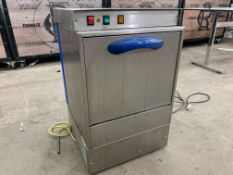 Stainless Steel Undercounter Glasswasher, Please Note: There is NO VAT on the HAMMER Price of this