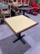 Square Timber Top Dining Table, 700 x 700mm