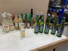 Assortment Of Non Alcoholic Beers And Mixers