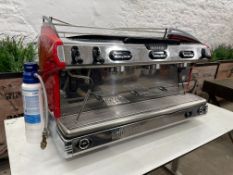 2017 La Speziale Serie S9 Triple Head Espresso Machine Complete With Water Softener, Please Note: