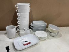 Quantity of Various Crockery as Lotted