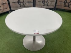 Timber Top Metal Based Meeting Table