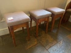 3no. Timber Frame Stools